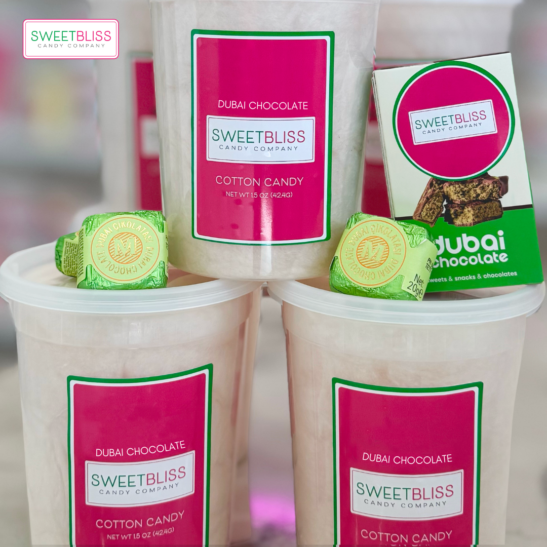 DUBAI CHOCOLATE COTTON CANDY