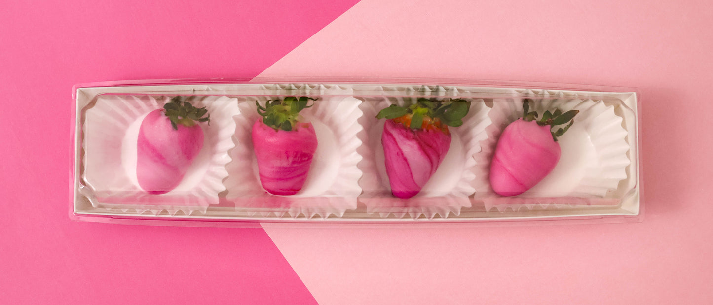 PRE-ORDER CHOCOLATE-COVERED STRAWBERRY 4 PACK BOX