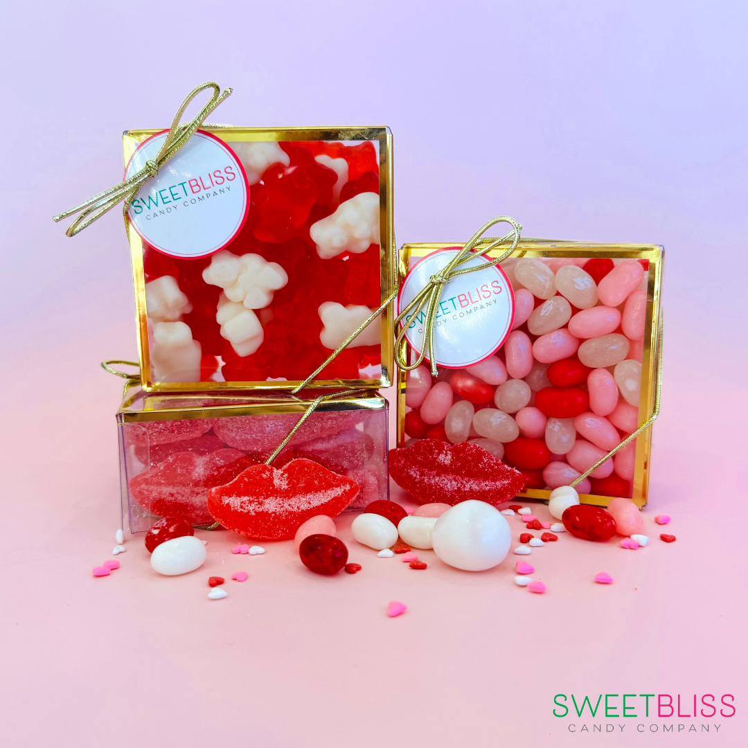 GOLD VALENTINE CANDY MIX BOX