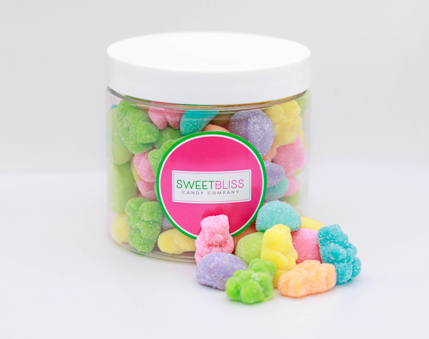 Pastel Egg and Bear Bliss Gummy Mix Jars