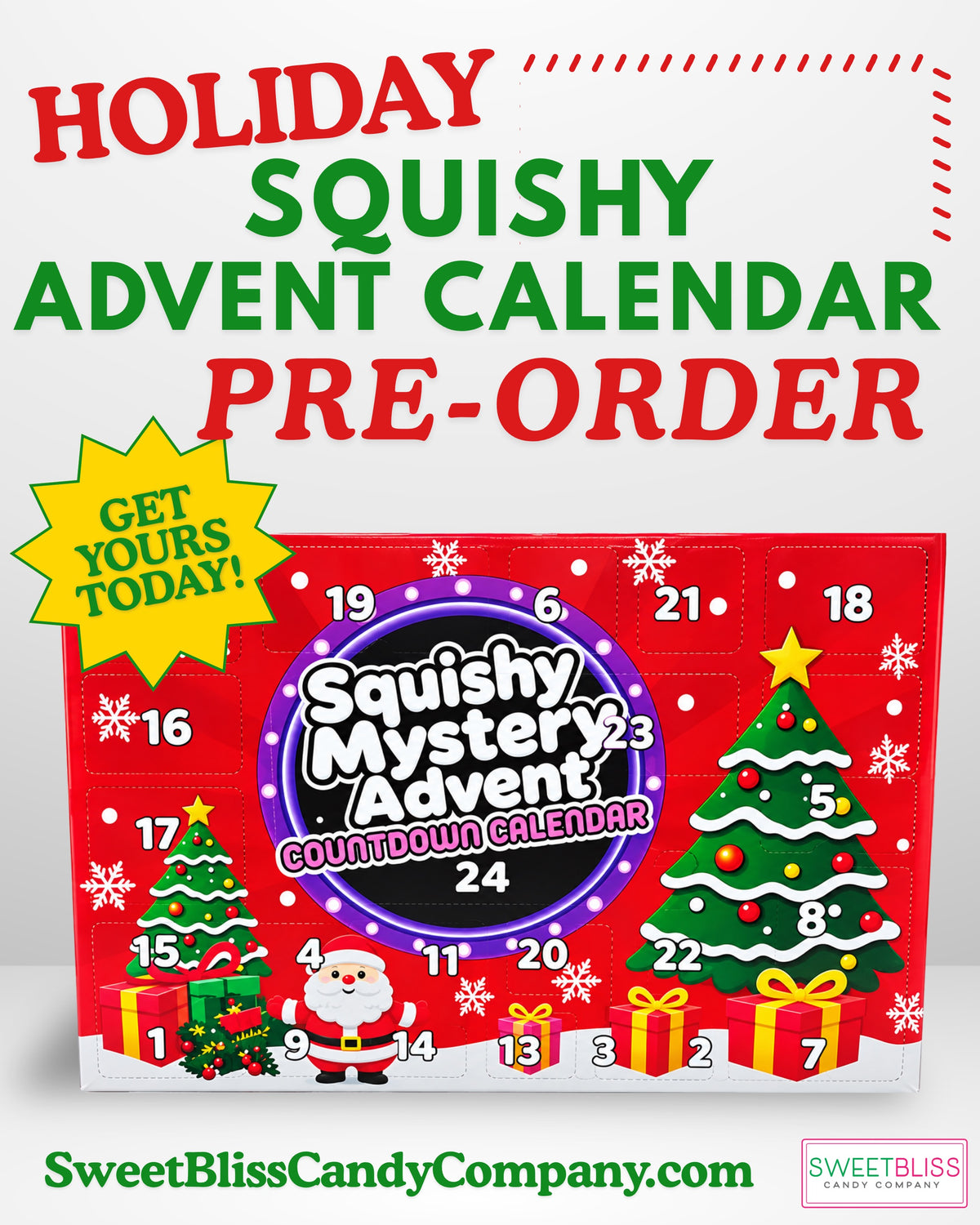 Squishy Advent Calendar (Pre Order)