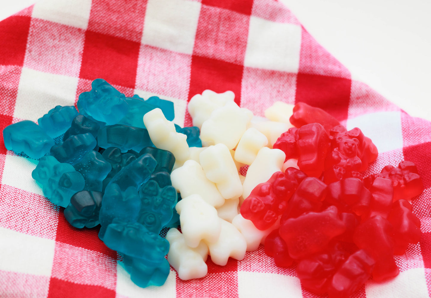 Red White and Blue Gummy Bear Mix