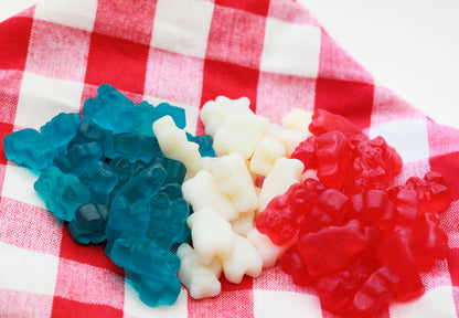 Red White and Blue Gummy Bear Mix